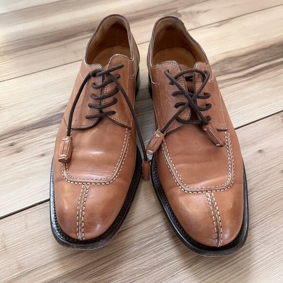 Vintage COLE HAAN Country Leather Italian Norwegian Oxford Derby Dress Shoes 9 B - Picture 2 of 9